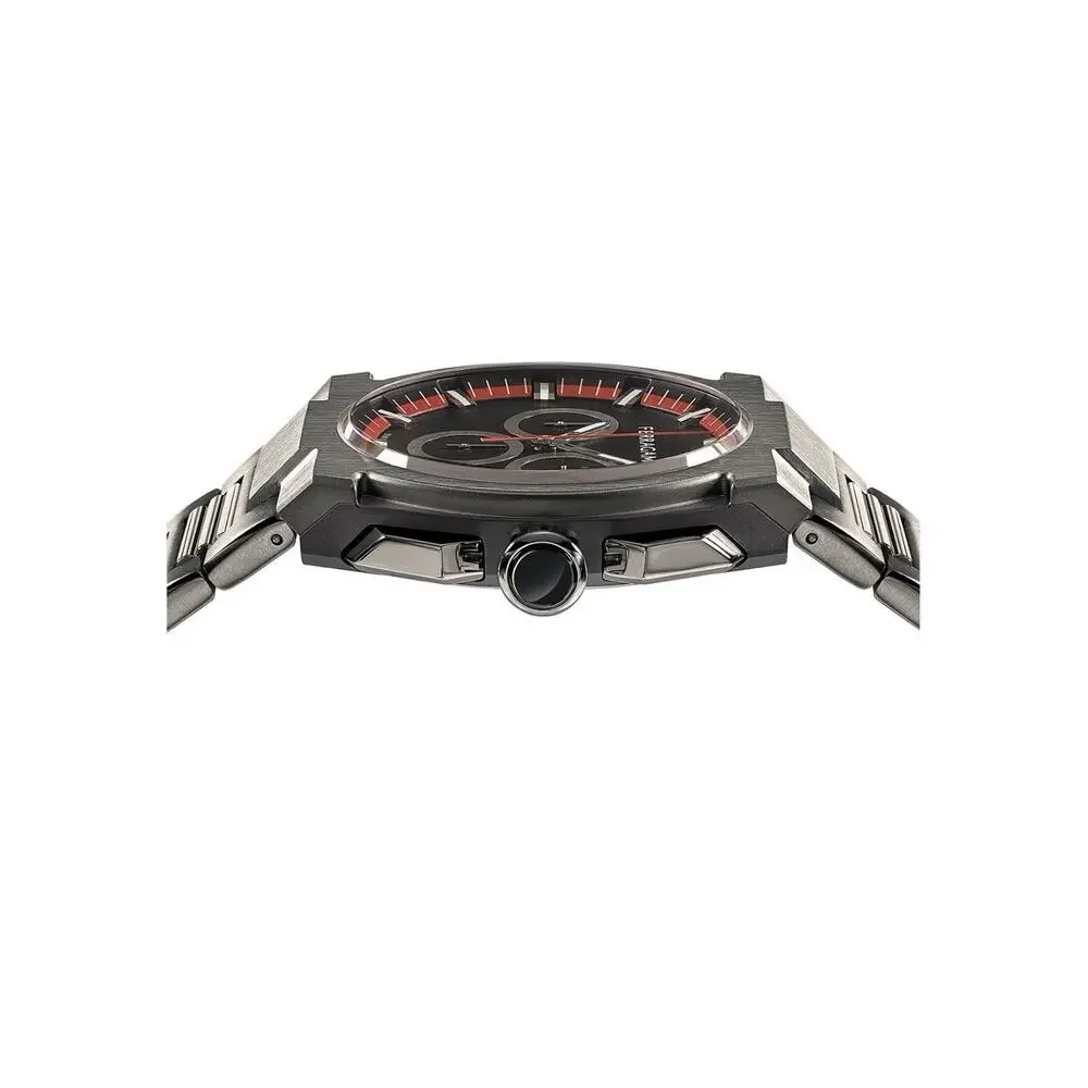 Ferragamo Supreme‎ Chrono Men’s Swiss Quartz Watch 43mm Gunmetal SFK200423